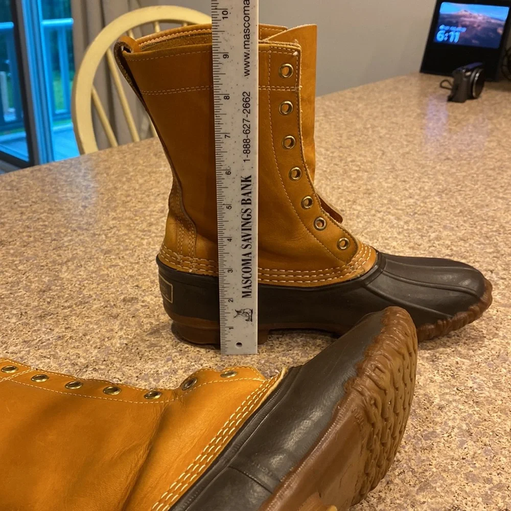 L. L. Bean Vintage Leather Duck Boots (No Innersoles or Laces)With Imperfections